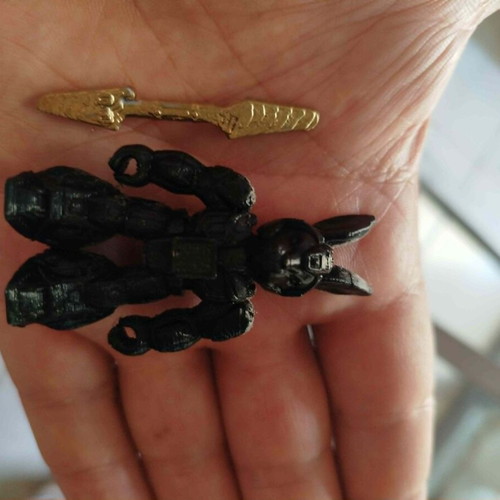 Beast Lagos figure with weapon, new, printed set