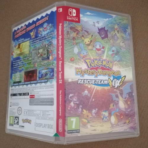 Pokémon Mystery Dungeon Rescue Team DX cover only, used, Nintendo Switch