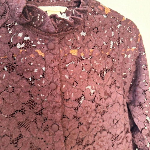 H&Mstudio lace dress new, burgundy red, small