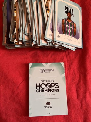Κάρτες μπάσκετ Champions League Hoops Champions Mythos, πακέτο 120