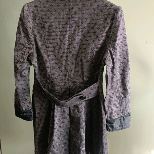 Girls' trench coat new, gray, size 152 cm