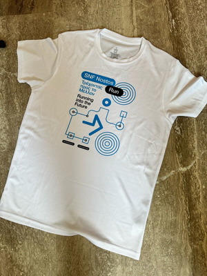 Fast Dry Sports T-Shirt new, size Small, white