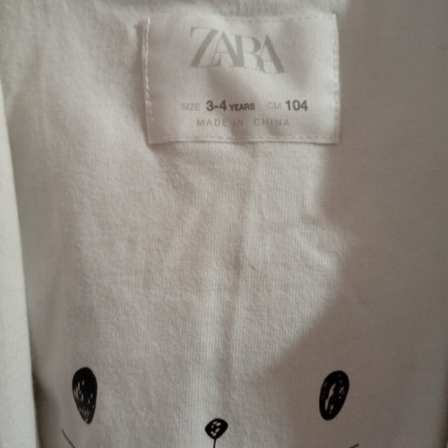 Zara jacket thin for 3-4 years like new, white and blue