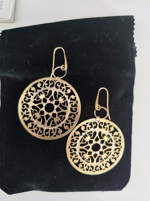 Li La Lo Arabesque earrings 925 gold-plated silver like new