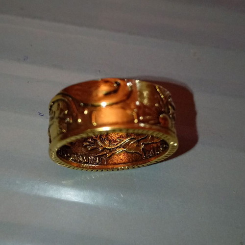 Liberty 1945 Ring New Gold Plated Vintage Style
