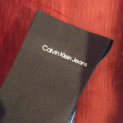 Calvin Klein Jeans Platform Knit Sock Boots size 41 new black