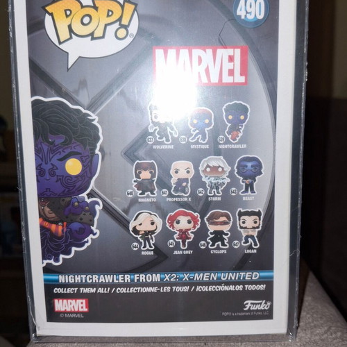 Funko Pop Marvel Nightcrawler San Diego Comicon 490 new exclusive