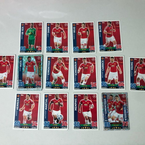 Match Attax 2015/16 Mega Set Manchester United 14 cards like new