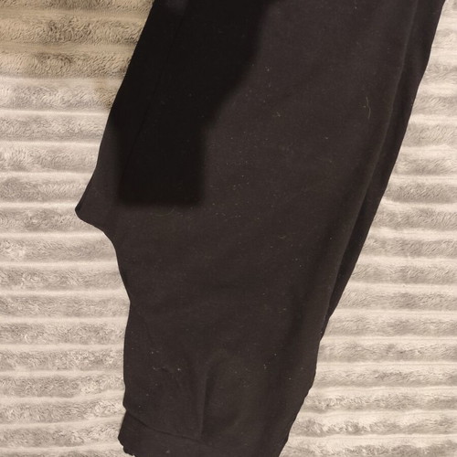 Pink Woman black pants XXL used with elastic waist and pockets