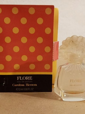 Flore and Keora collectible miniature perfumes used, set of 3