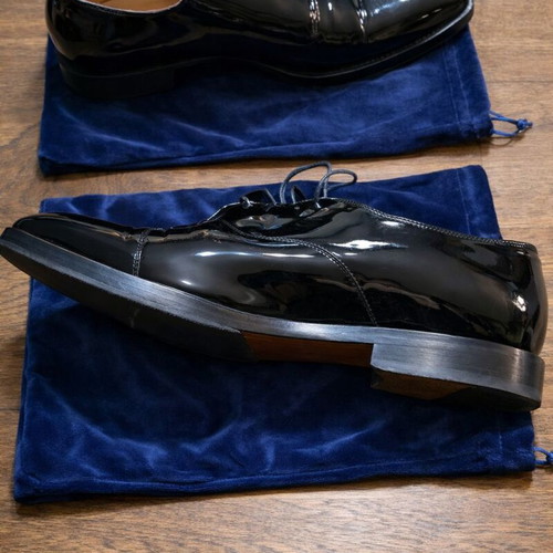 Vikeduo men's patent leather shoes size 46 like new, leather oxford