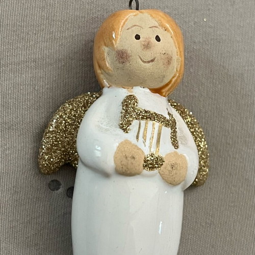 Angel used handmade decorative with glossy finish