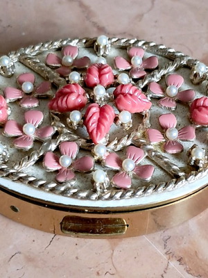 Αντίκα πουδριέρα Majestic Αμερικής 1940 καινούργιο