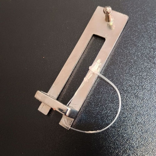 Tokes silver metal belt clips new, adjustable