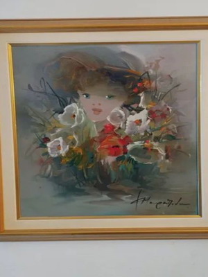 Original Paintings by Fofi Mouratidou like new, set of 2