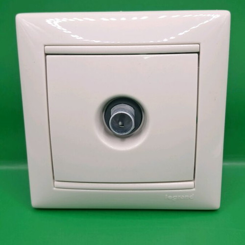 Legrand Valena TV terminal socket cream/white new