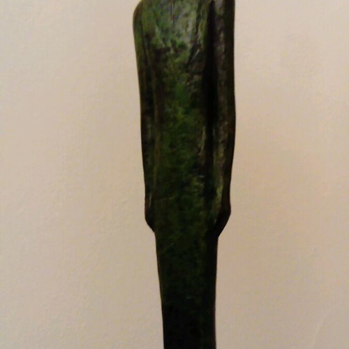 "Papa-Fotis" bronze sculpture like new by Mario Loverdos