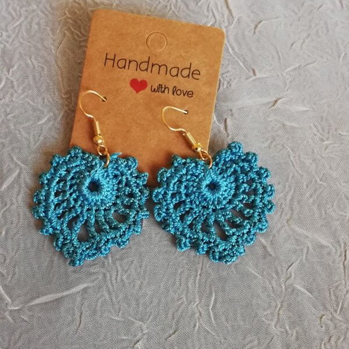 Knitted earrings new, price per pair