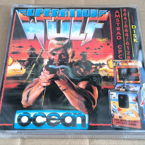 Operation Wolf (Ocean) Amstrad Disk like new