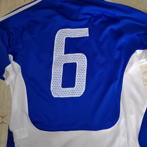 Greece National Football Jersey 2004 Euro 6 Basinas Adidas size L like new