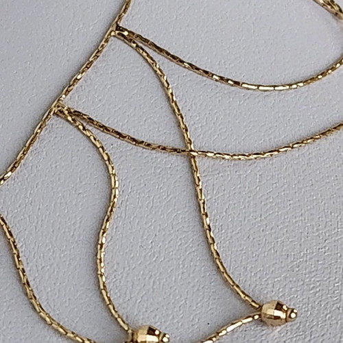 Gold necklace 14 carat used, length 42cm