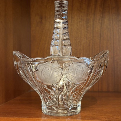 Crystal vase, vintage