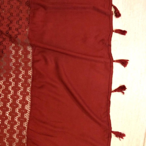 Multifunctional kaftani beach towel pareo viscose like new, burgundy