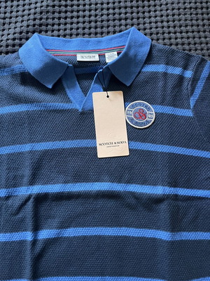 Scotch & Soda polo T-shirt brand new, blue, sizes 152 cm and 164 cm