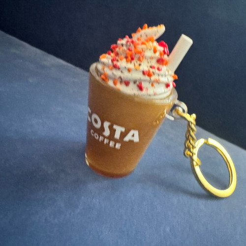 Costa Coffee coffee keychain like new