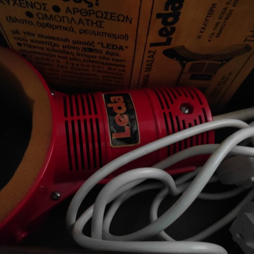 Leda Vintage Portable Electric Massager used, made in Greece