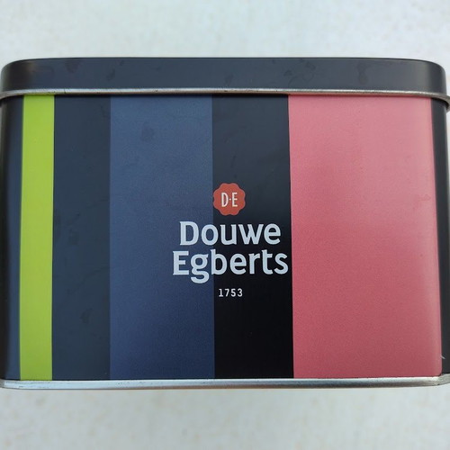 Douwe Egberts tin coffee box in excellent condition