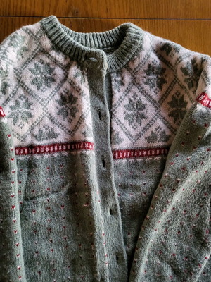 Vintage cardigan used, size S/36/8