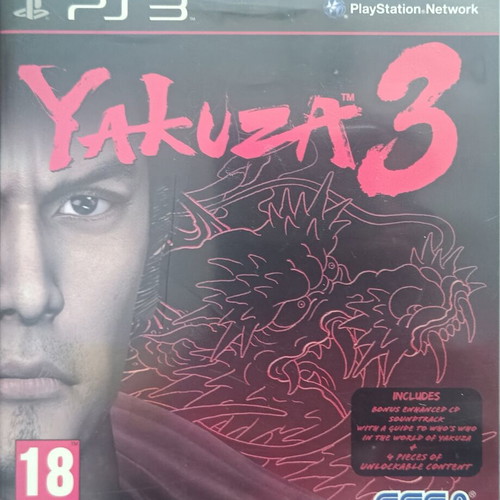 Yakuza 3 PlayStation 3 game like new