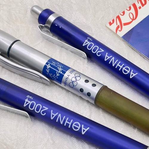 Athens 2004 collectibles like new, 3 pens, 1 pin, card