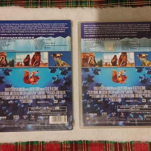 Ice Age 2 DVD, dubbed animated movie