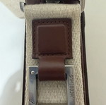 Jacquemus brown crossbody bag with beige strap