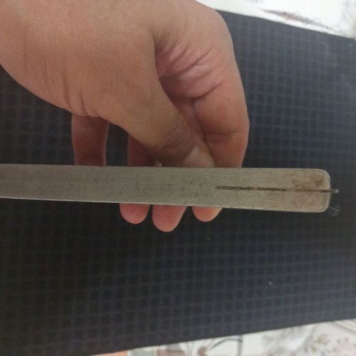 Carpenter's square 35cm metal used