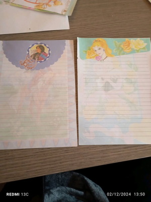 Correspondences like new, envelope and sheet