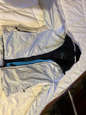 Μπουφάν Ski μεταχειρισμένο, νούμερο M, θαλασσί μεταλλικό