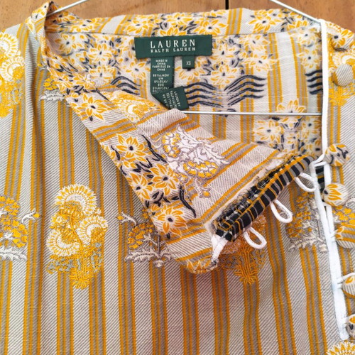 Ralph Lauren Floral Dress/Tunic with Embroidery New XS