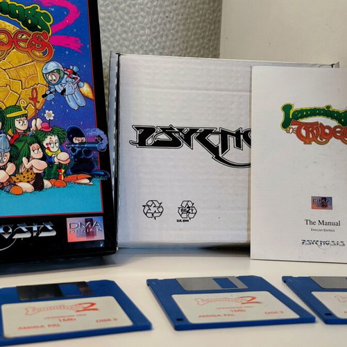 Lemmings 2: The Tribes Commodore Amiga game like new, complete in box