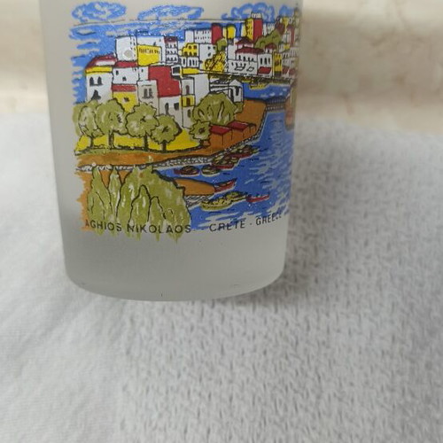 Ouzo glass from Crete