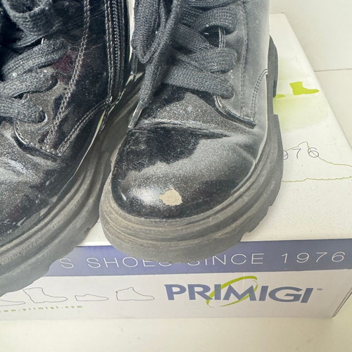 Primigi boots used, black and neon pink, size 29