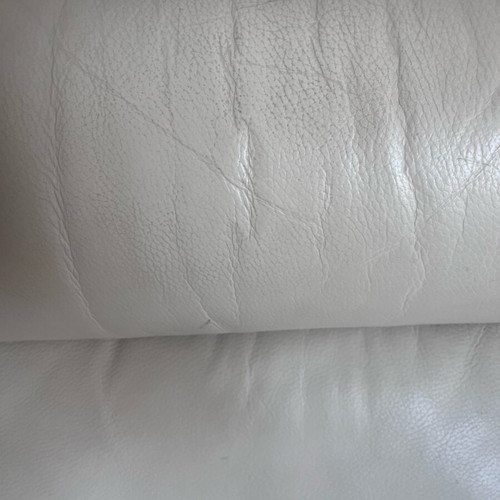 IKEA armchair used with beige leatherette cushion