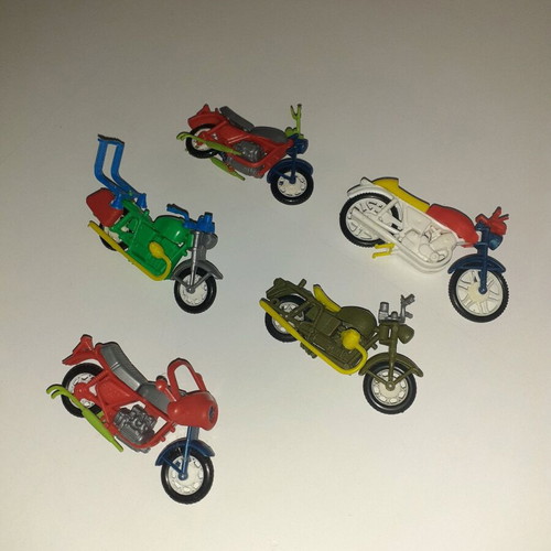 Plastic Motorcycles from the 80s used