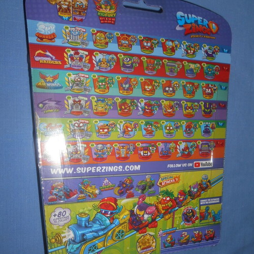 Super Zings Rivals of Kaboom Series 5 new, 9 Super Zings + 1 Super Rare