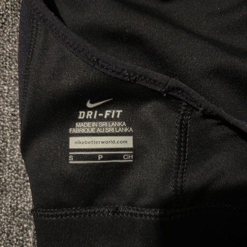 Nike athletic dri-fit sports bra black like new, size S
