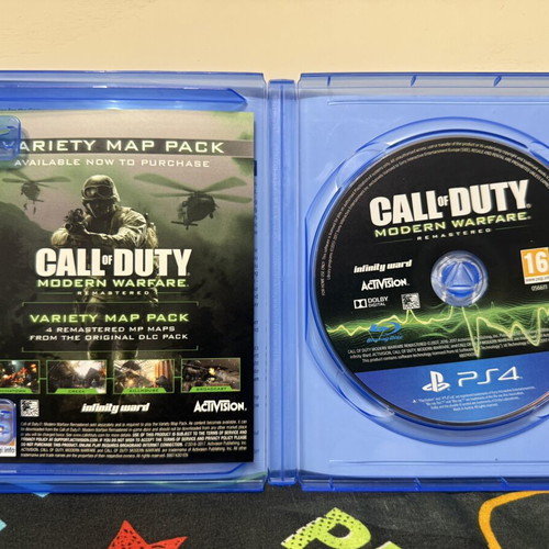Call of Duty Modern Warfare Remastered PS4 game like new