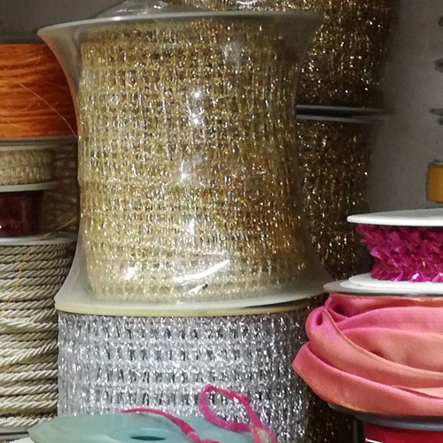 Multicolored cord ribbons for every use, new, pack of 90 pieces