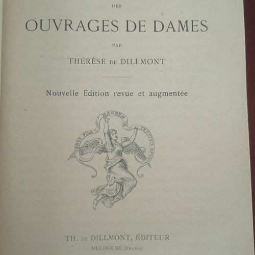 Encyclopedie des Ouvrages de Dames book used, French embroidery manual